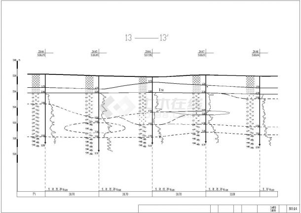 四川某石材城钢结构工程CAD图-图二