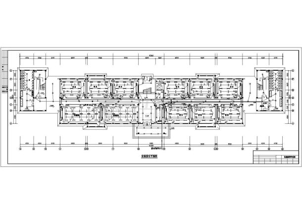 某中学电气设计CAD平面图大样图（含设计说明）施工图-图二
