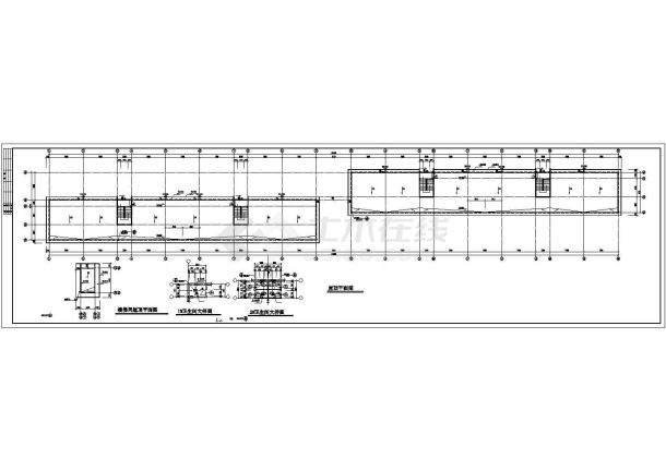 沈阳某技工学院8000平米五层框架结构宿舍楼建筑设计CAD图纸-图一
