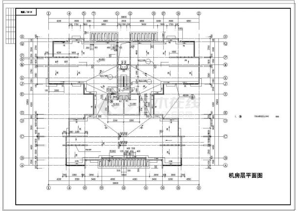 [河北]某小区住宅楼全套建筑设计施工cad图纸-图一