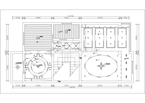 某小区4层高档单体私人别墅全套装修施工CAD设计图纸-图一