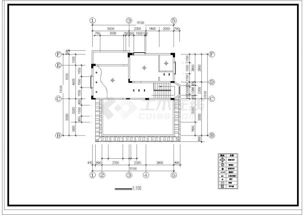 某城市现代风格高级别墅建筑装修方案设计施工CAD图纸-图二