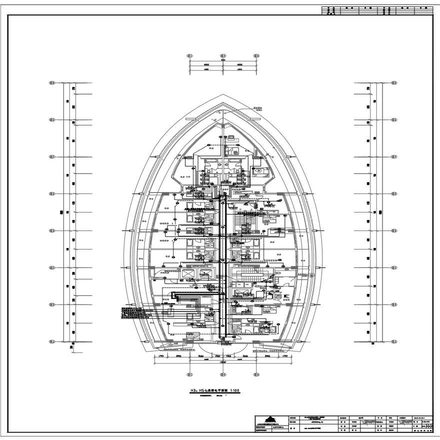 12-H3、H5七层弱电平面图.pdf-图一