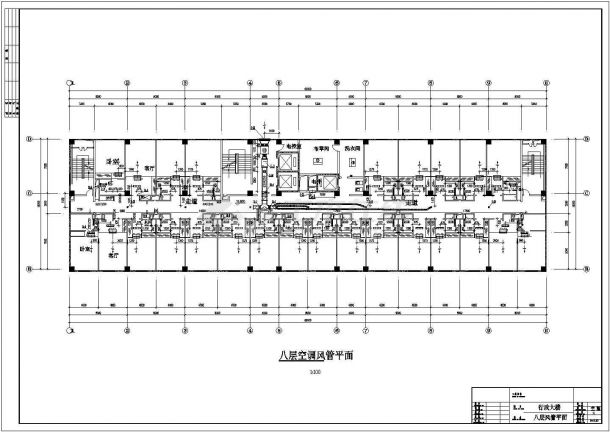 某九层框剪结构行政大楼空调工程设计cad全套施工图（含设计说明）-图二