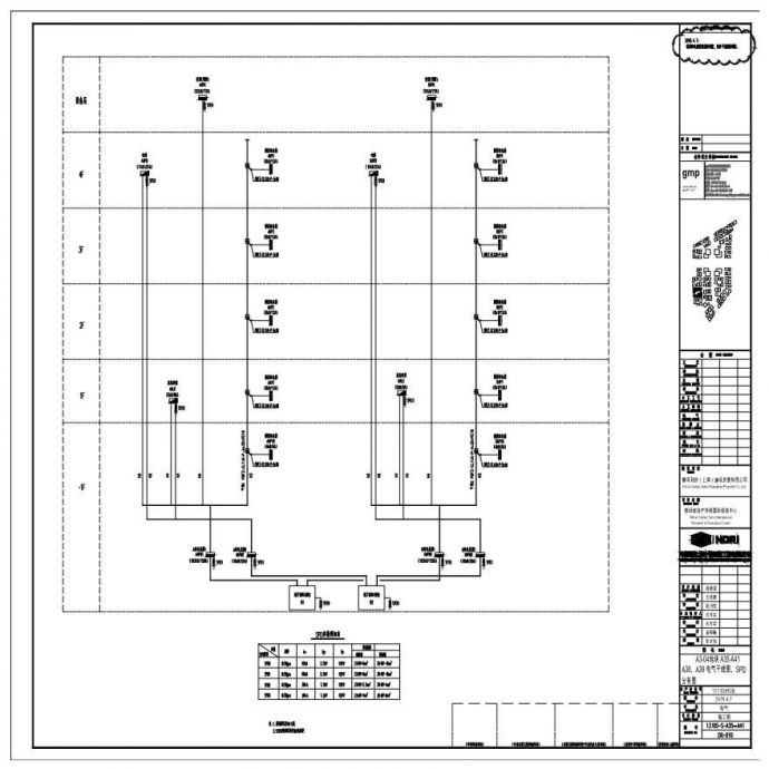 A3-04 地块 A35-A41 A38 、 A39 电气干线图、 SPD 分布图.pdf_图1