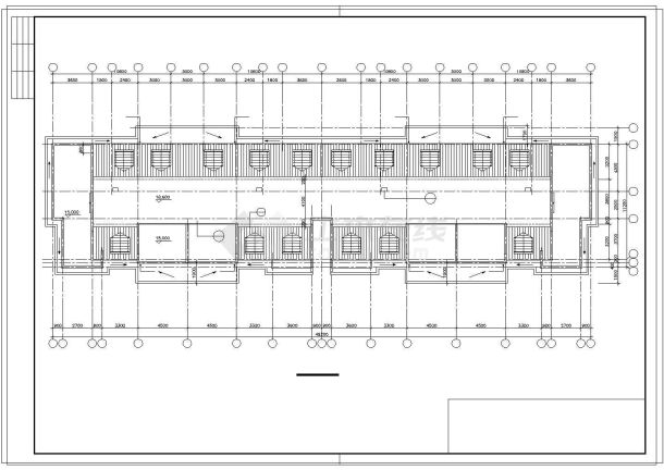 某地6层尖顶教师公寓cad建筑设计图-图一