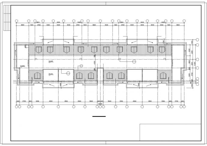 某地6层尖顶教师公寓cad建筑设计图_图1