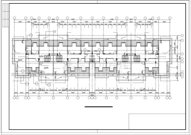 某地6层尖顶教师公寓cad建筑设计图-图二