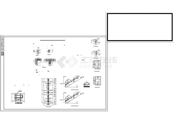 某住宅楼结构设计cad施工图纸-图一