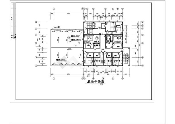 某十二层酒店设计cad施工图纸-图一