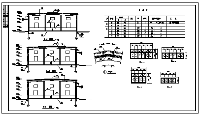 某市单层厂区生产车间建筑施工cad图(含两个车间设计图)-图一