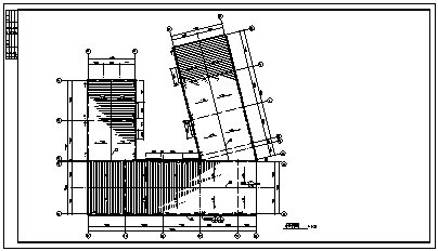 某市单层厂区生产车间建筑施工cad图(含两个车间设计图)-图二