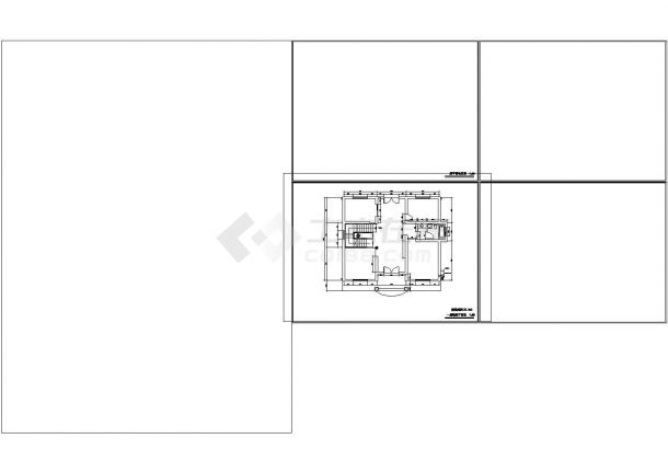 2层平米农村房屋CAD图纸设计-图一