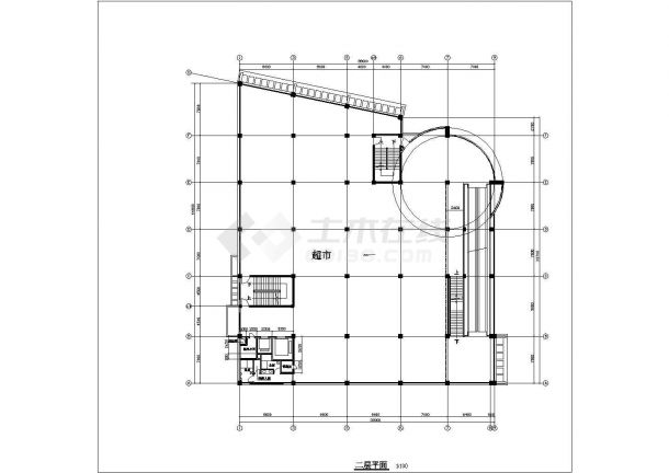 5层岳堤超市建筑参考图-图一