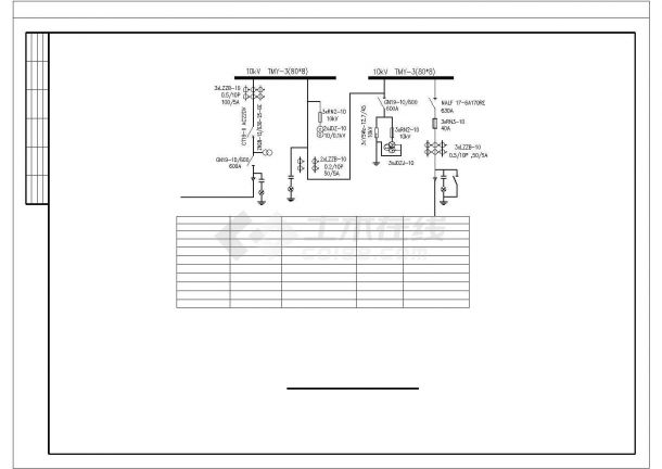 某高层电气初步设计CAD平面图大样图施工图纸-图一