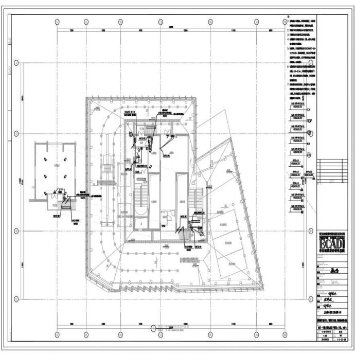 2016-04-25 E-2-25-186 南区一号楼屋顶机房层平面图（安防、对讲） E-2-25-186 (1).pdf_图1