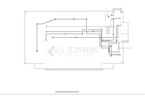 某综合楼电气设计CAD平面图大样图-图二