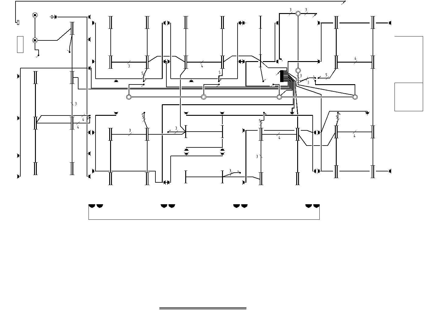 某综合楼电气设计CAD平面图大样图