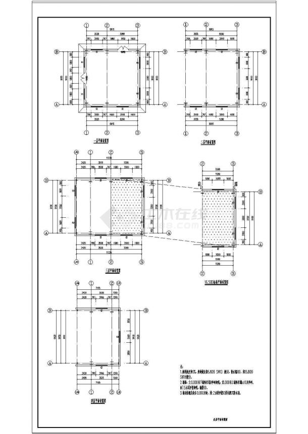 银川框架设备厂房 节点详细-图二