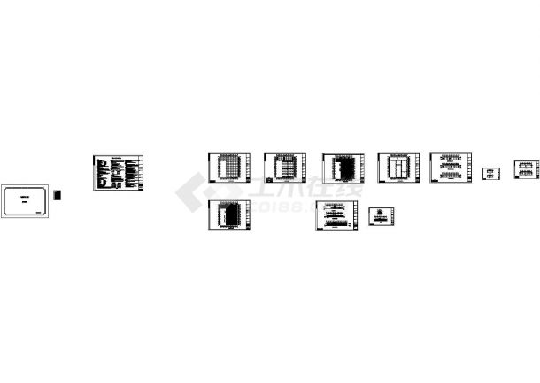 某大理石公司单层单山单跨门式刚架工业厂房设计cad全套结构施工图（含设计说明）-图一