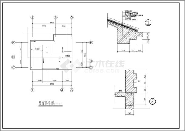 某地多层农村自建别墅建筑设计CAD方案图-图一