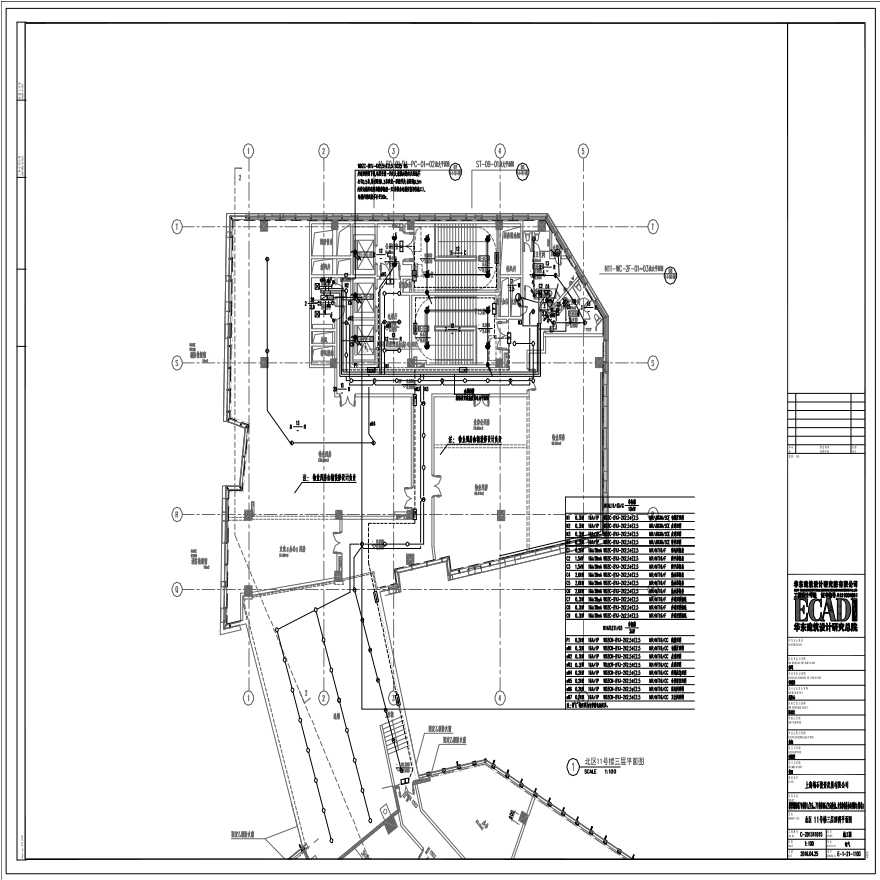 E-1-21-1103 北区11号楼三层照明平面图 E-1-21-1103 (1).pdf-图一