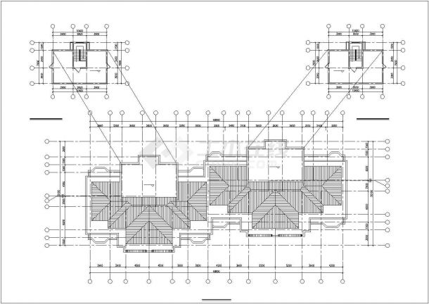 镇江市某现代化小区13层框剪结构住宅楼平立剖面设计CAD图纸-图一