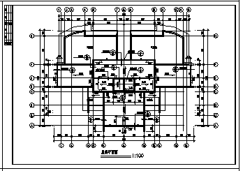 300平米某三层小区联排别墅建筑设计cad图，共十五张-图二