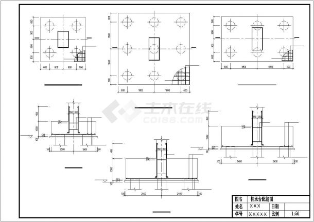 厂房设计_东莞市规划路某工厂11层预应力梁板厂房结构设计CAD图纸-图一