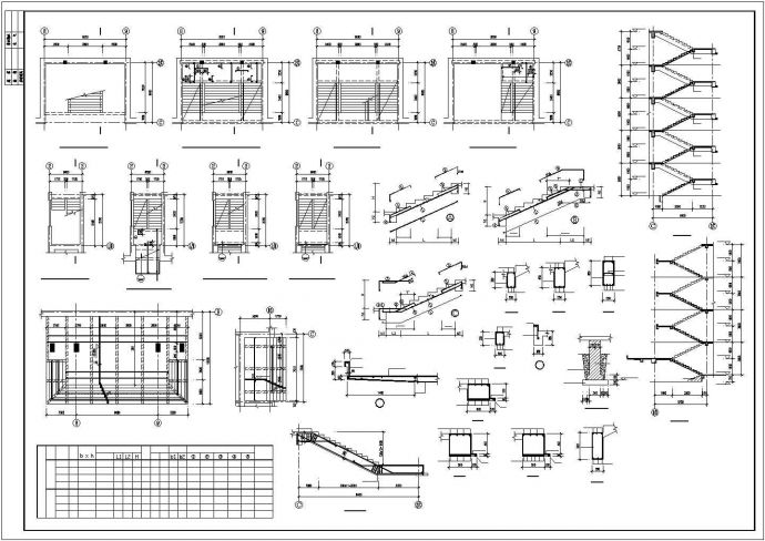 某5层砖混结构学校CAD施工图_图1