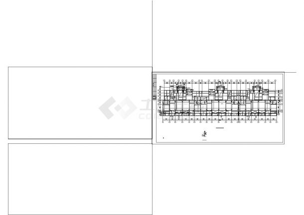 某十一层底框剪力墙结构小高层设计cad施工工程-图一