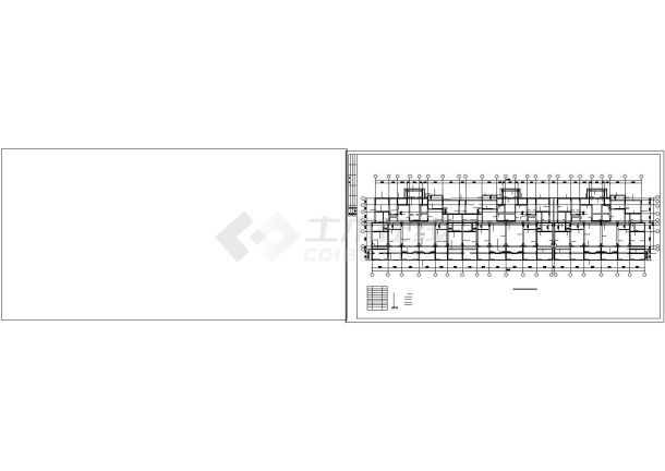 某十一层底框剪力墙结构小高层设计cad施工工程-图二