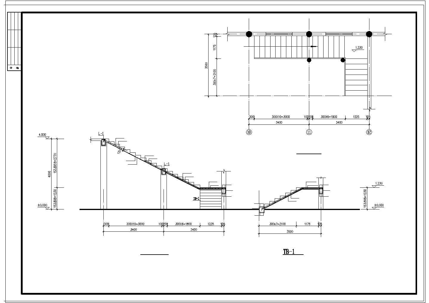 古建筑祠堂戏台设计cad施工图纸