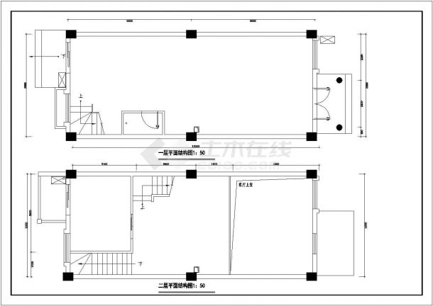 某地区现代样板单体别墅建筑装修方案设计施工CAD图纸-图一