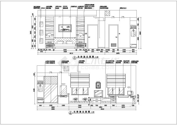 某地区现代经典休闲小别墅建筑全套装修方案设计施工CAD图纸-图一