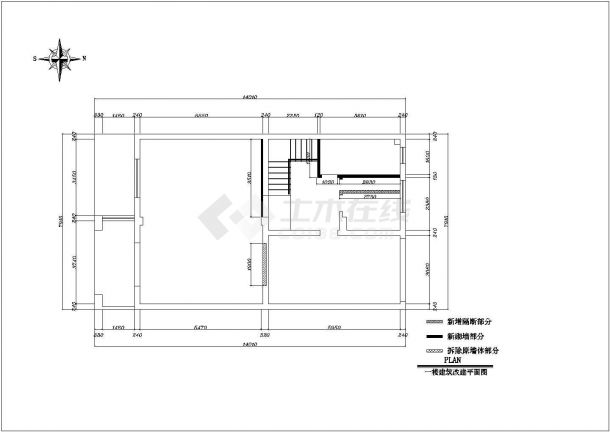 某地区现代经典小别墅建筑装修方案设计施工CAD图纸-图二