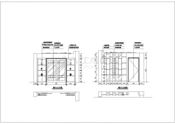 某地区现代经典多层小别墅建筑室内装修方案设计施工CAD图纸-图一