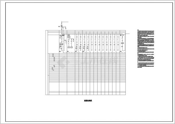 大型公建漏电报警系统CAD图-图二