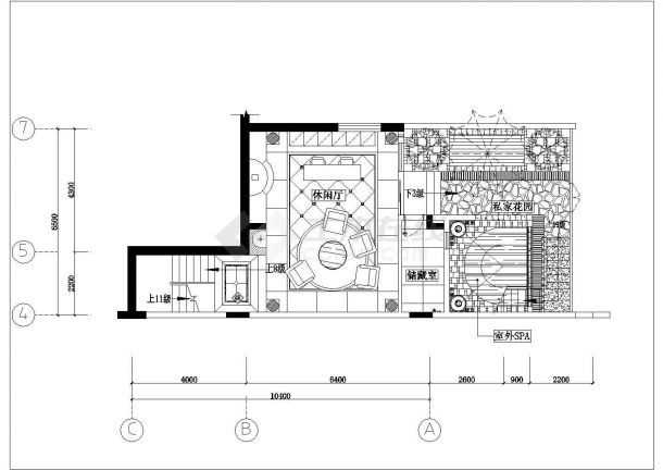 某地区经典风格小栋豪华别墅建筑装修方案设计施工CAD图纸-图一
