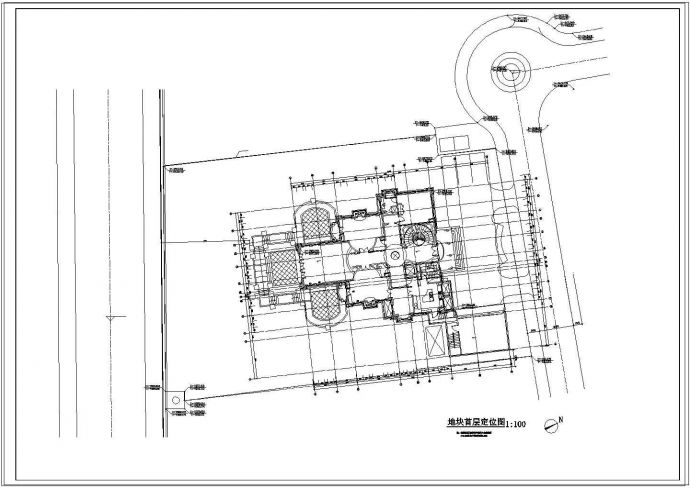 意大利风格整套独立别墅cad建筑施工设计图纸_图1