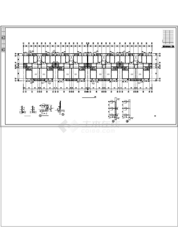 [北京]某九层剪力墙结构建筑cad施工图-图二