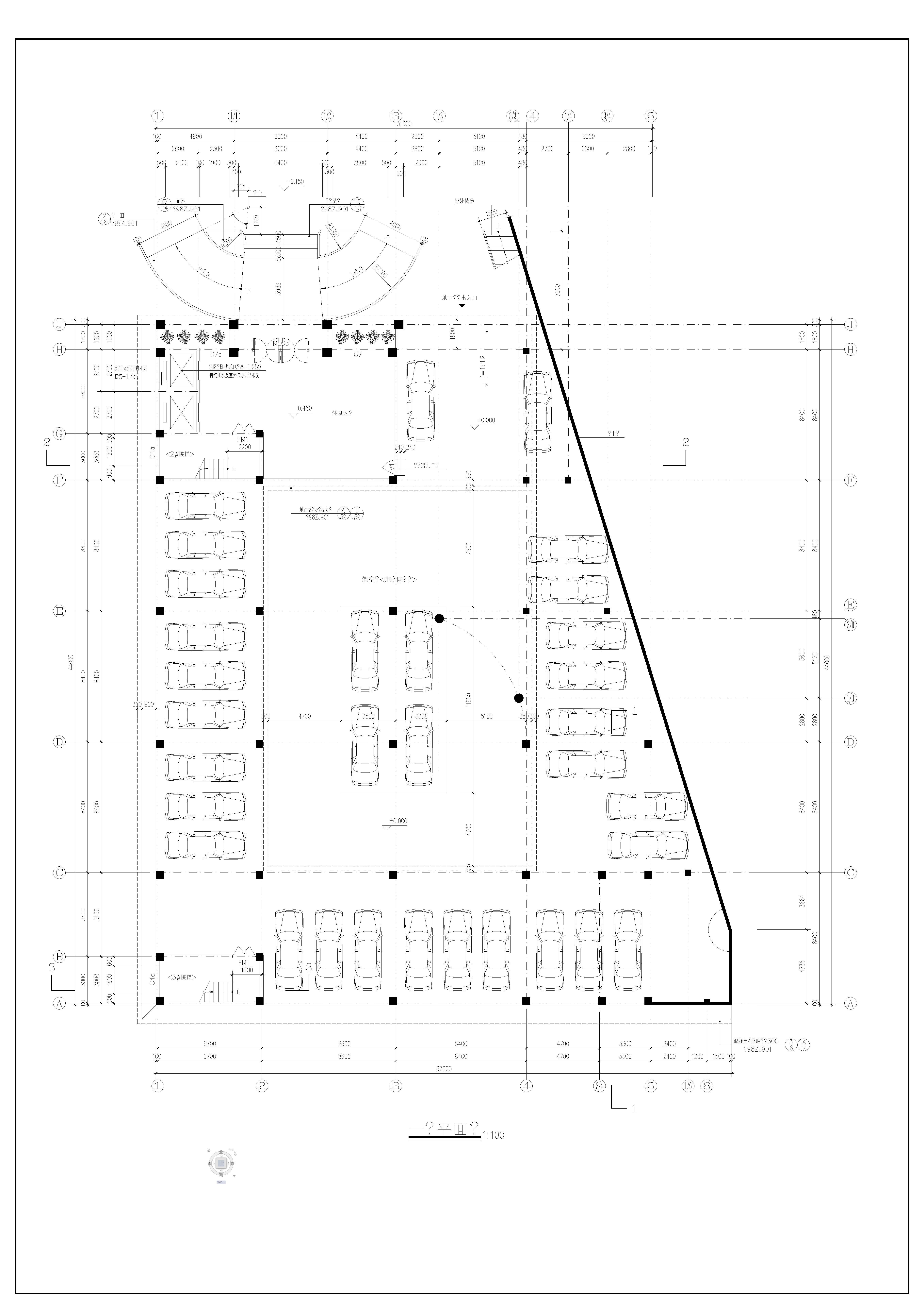 某酒店建筑设计cad图纸施工图