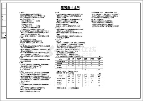 塞纳河住宅小区6号楼全套建筑施工图(含六层上层平面图)-图一