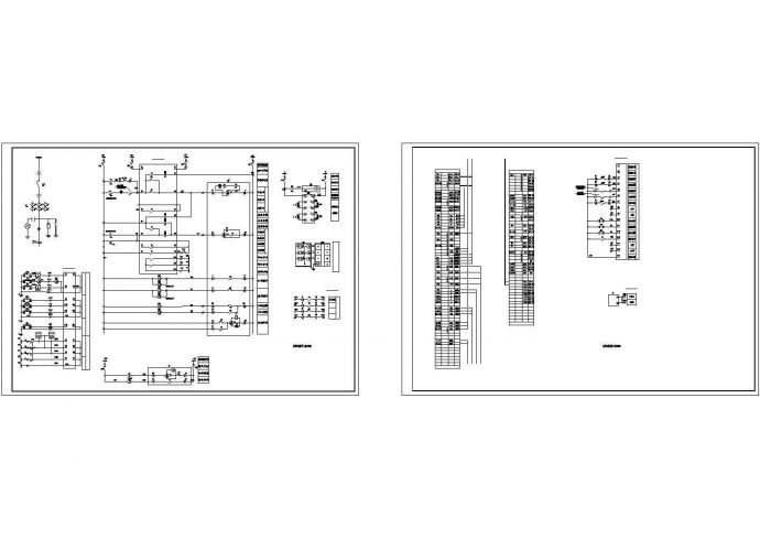高压异步电机保护二次原理图 cad版_图1