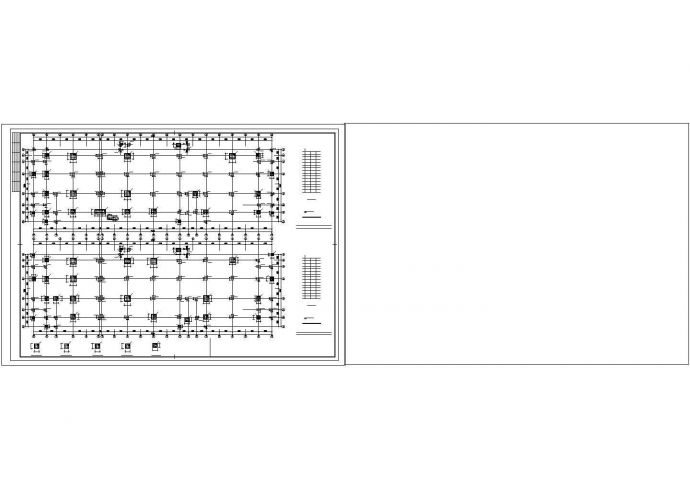 某框架结构高层住宅楼CAD结构施工图_图1