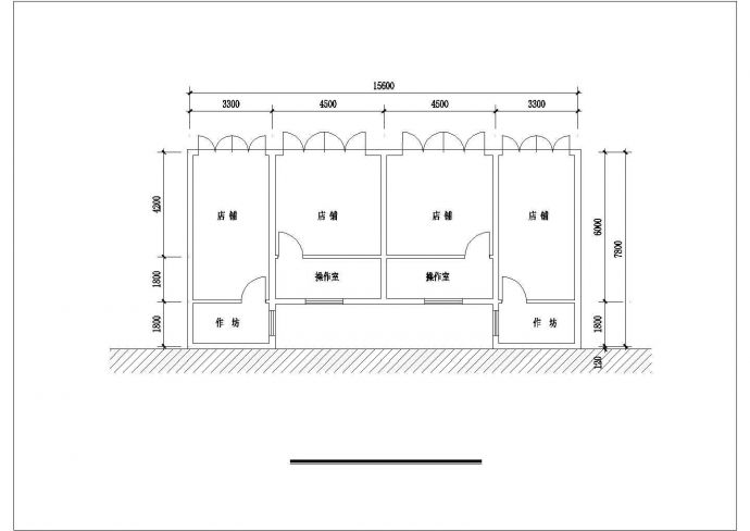 某度假村850平米4层框混结构自建民居楼平立剖面设计CAD图纸_图1