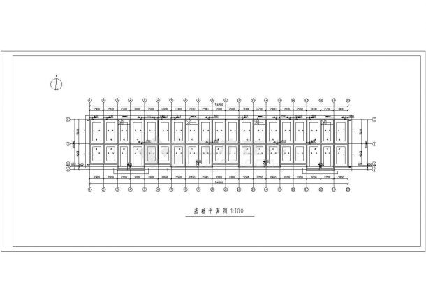 某地3406.56㎡六层砖混住宅楼招标文件及标底（工程量清单、部分CAD图）-图二
