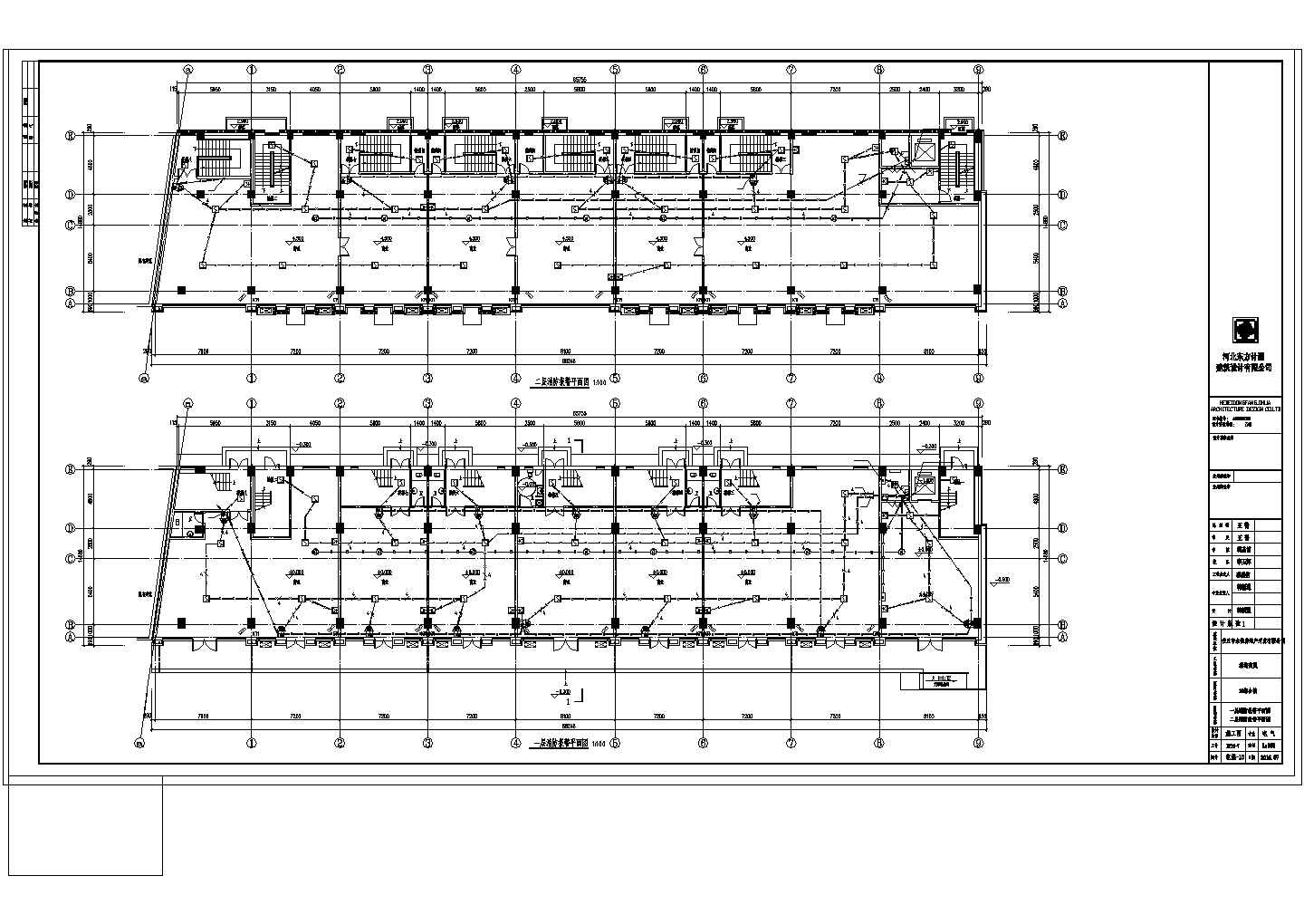 [施工图][河北]大型商业大厦电气设计cad施工图纸