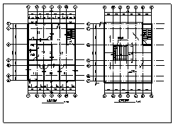 某3层砖混私人住宅建筑结构施工cad图_住宅楼施工-图一