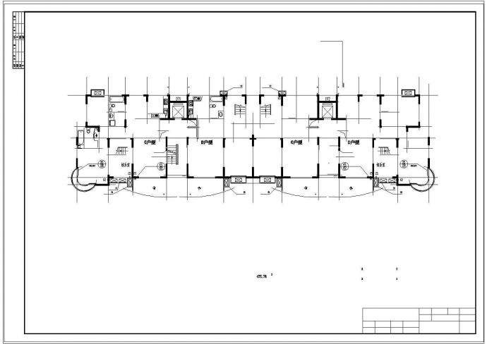 土木工程毕业设计_某9000平左右10层住宅楼全套cad毕业设计（含建筑图、结构图）_图1